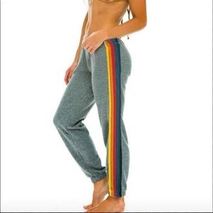 Aviator Nation size small sweat pant grey